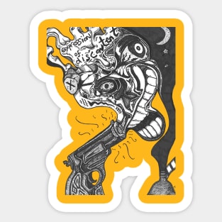 Expression of Discontent Sticker